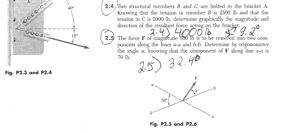 Solved Two Structural Members B And C Are Bolted To The | Chegg.com