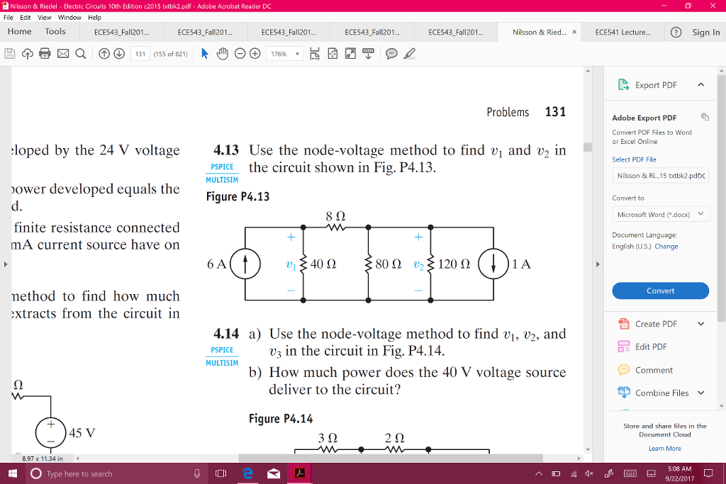 Electric Circuits 10th Edition Answer Key