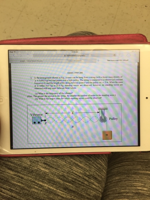 Solved EXAM 2 PHY 206 1. n the arrangement shown in Fig, a | Chegg.com