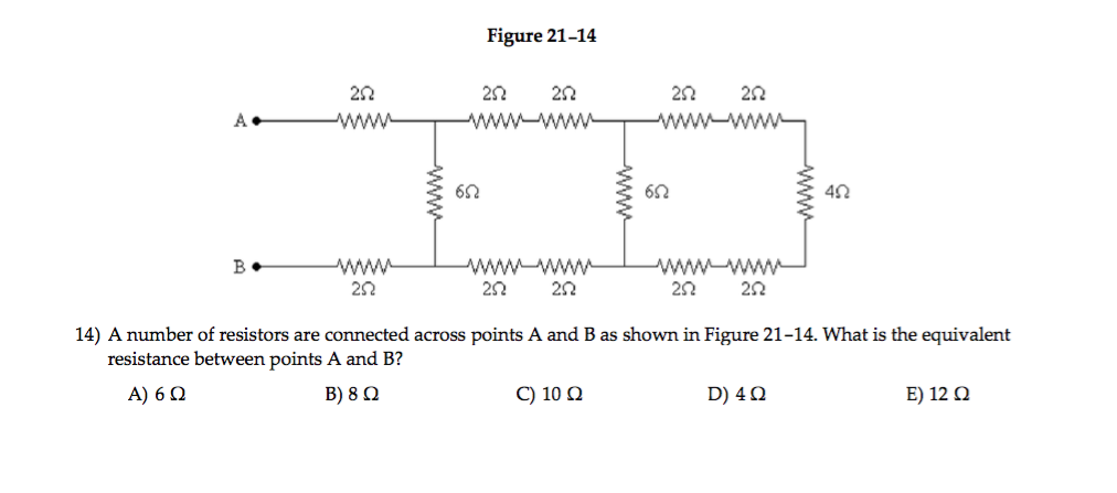 Solved A Number Of Resistors Are Connected Across Points A | Chegg.com