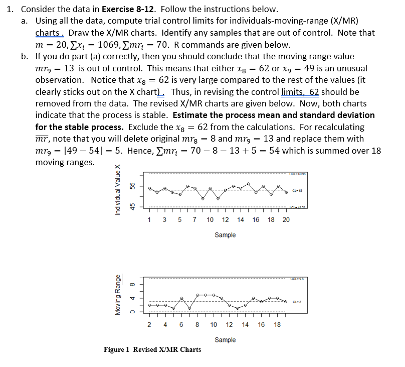 1 Consider The Data In Exercise 8 12 Follow The Chegg 1 Consider The Data In Exercise 8 12 Follow The Chegg