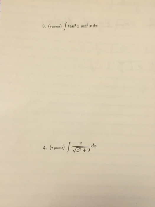 integral of tan^4(x) sec^6(x)