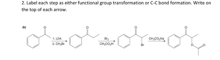 Solved Label each step as either functional group | Chegg.com