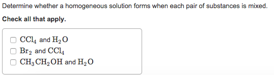 Solved Determine whether a homogeneous solution forms when | Chegg.com