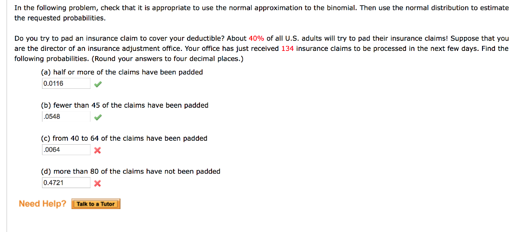 Solved In the following problem, check that it is | Chegg.com