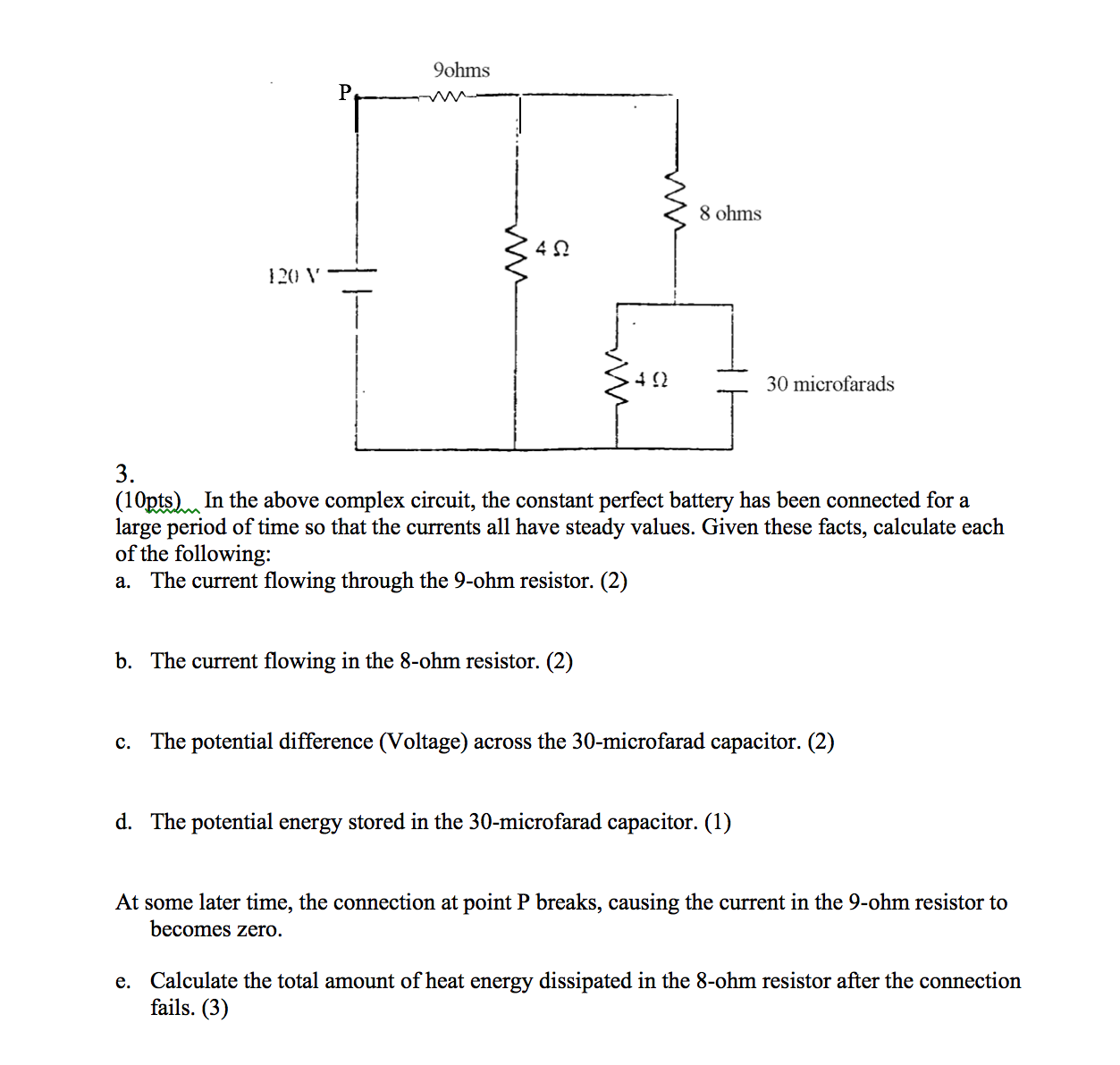 Solved In the above complex circuit, the constant perfect | Chegg.com