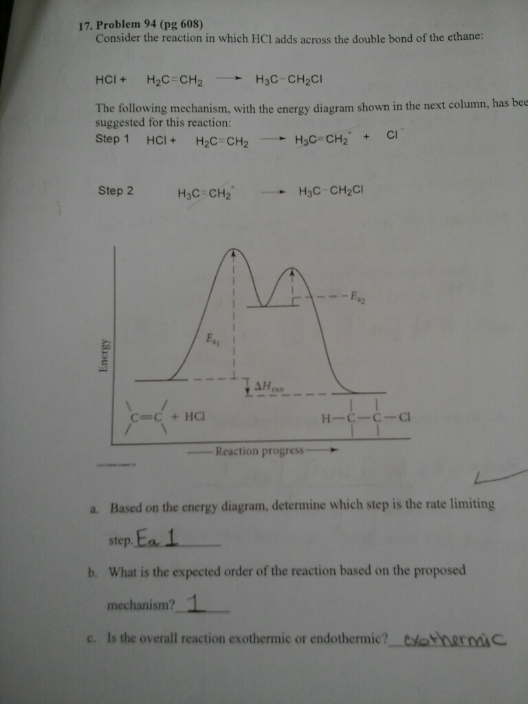 Solved 7. Problem 34 (pg 603) Consider the reaction: 2 H2O3 | Chegg.com