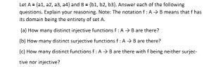 Solved Let A = (a1, A2, A3, A4) And B = (b1, B2, B3). Answer | Chegg.com