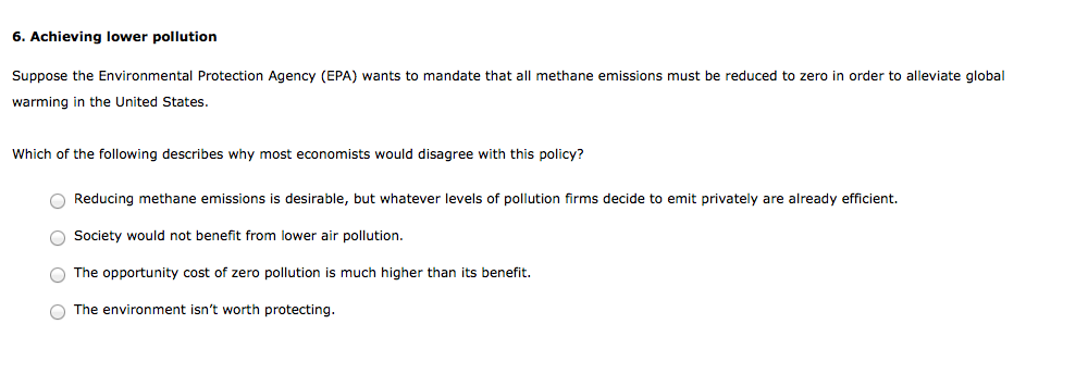 Solved Suppose The Environmental Protection Agency (EPA) | Chegg.com