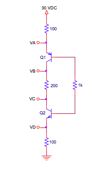 Solved Question 1 (1 point) For the BJT circuit on page 3, | Chegg.com