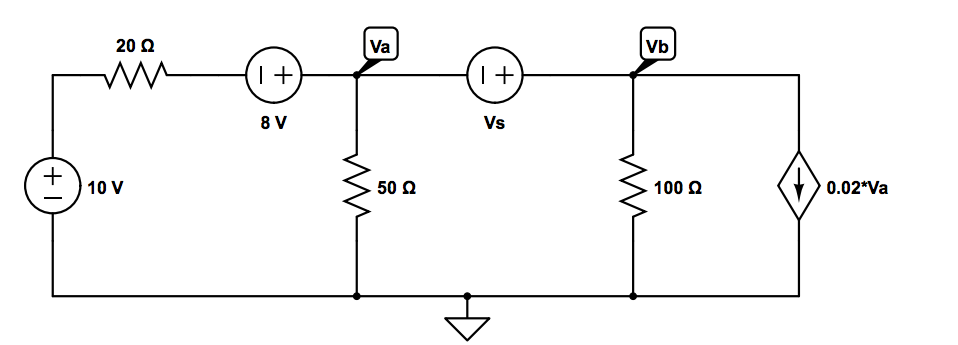 Solved In the attached circuit, when Vb = 4.5V, what is the | Chegg.com