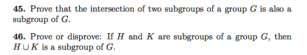 Solved Prove That The Intersection Of Two Subgroups Of A | Chegg.com