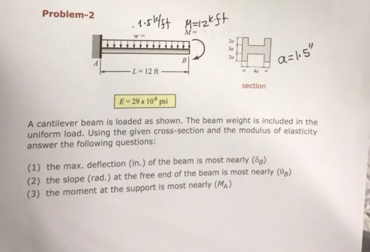 solved-problem-2-12-2a-ba-l-12ft-section-e-29-x-106-psi-a-chegg