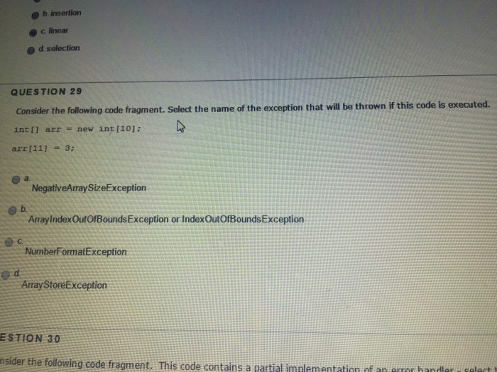 Solved Java basic quiz | Chegg.com