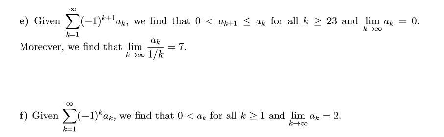 Solved Determine which of the following is true: the given | Chegg.com