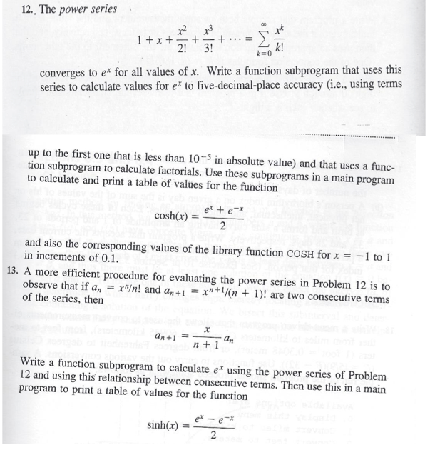 How to write functions as power series picture