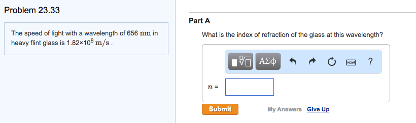 Solved The speed of light with a wavelength of 656 nm in | Chegg.com