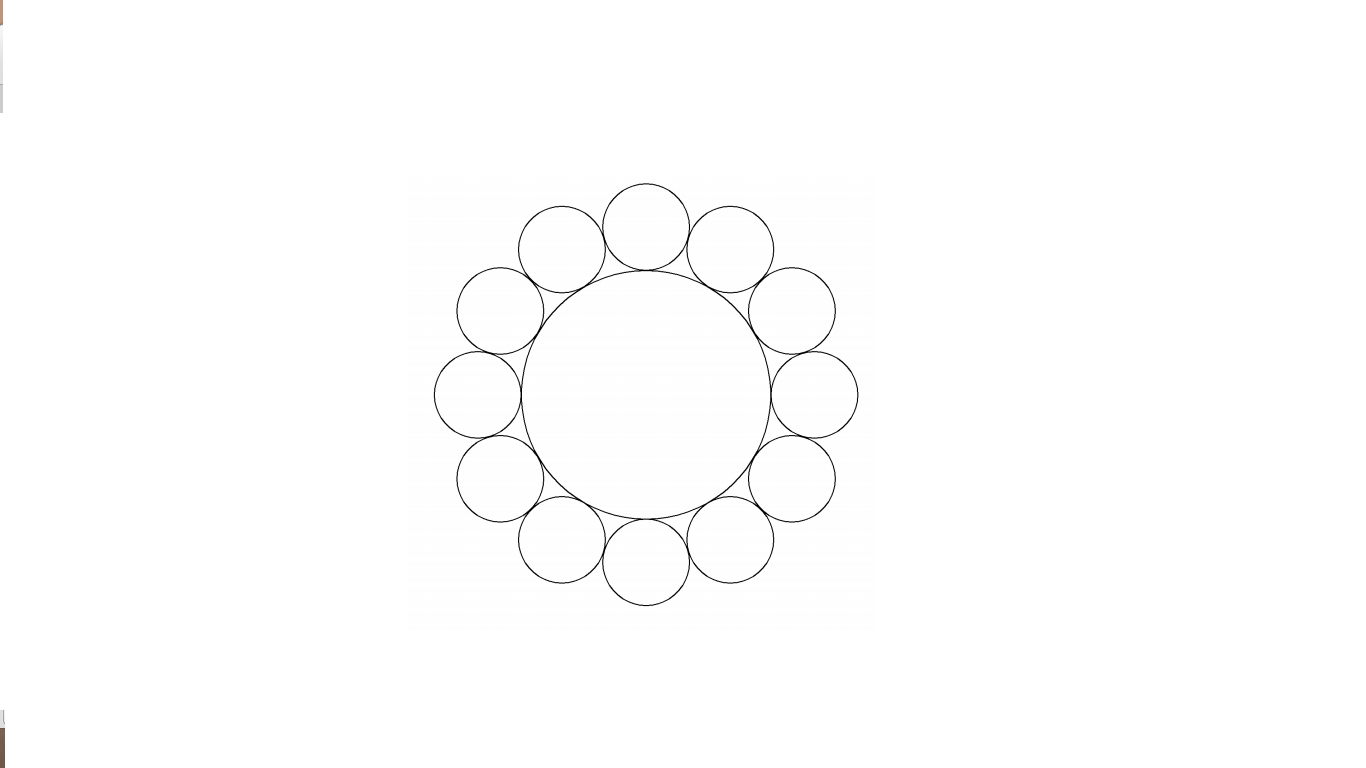 Solved In the diagram below, the small circles are all