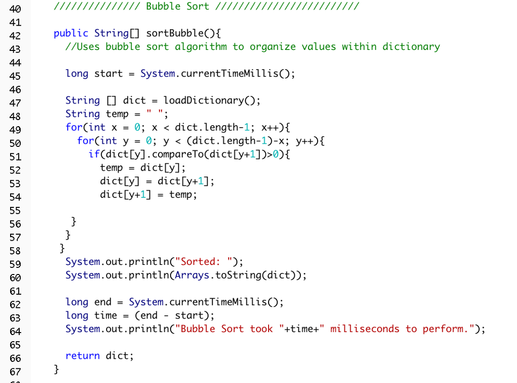 Solved How do I implement a Java method that counts the | Chegg.com