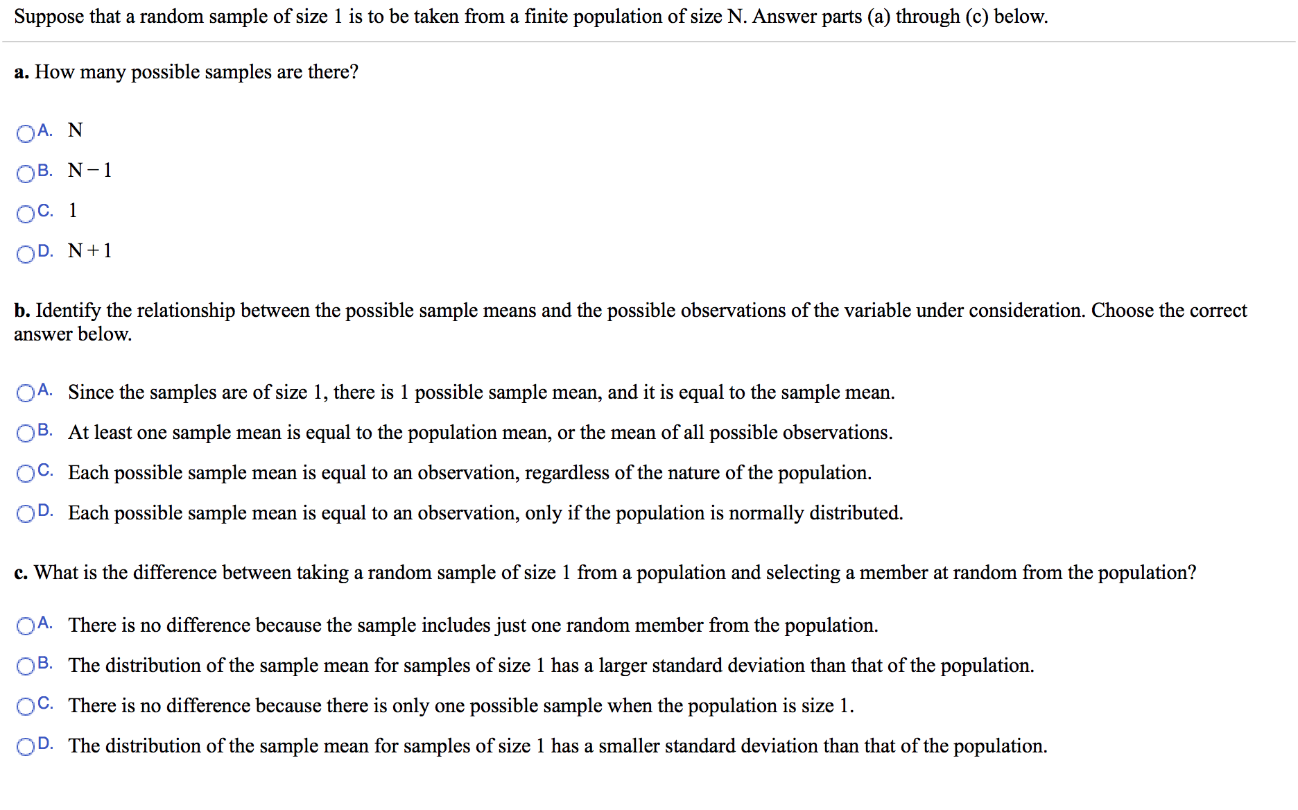 solved-suppose-that-a-random-sample-of-size-1-is-to-be-taken-chegg