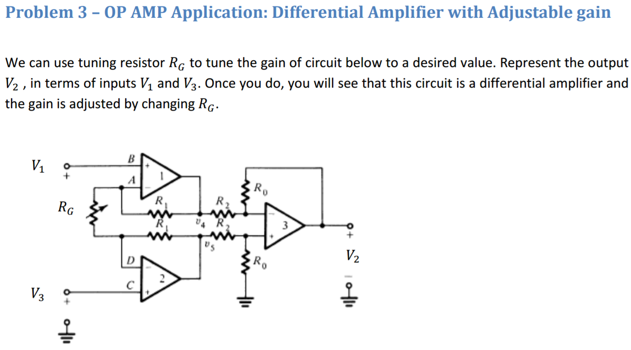 differential op amp