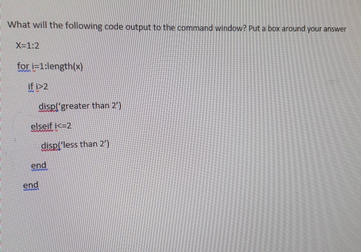 Solved What is wrong with this code? Circle any problems and | Chegg.com