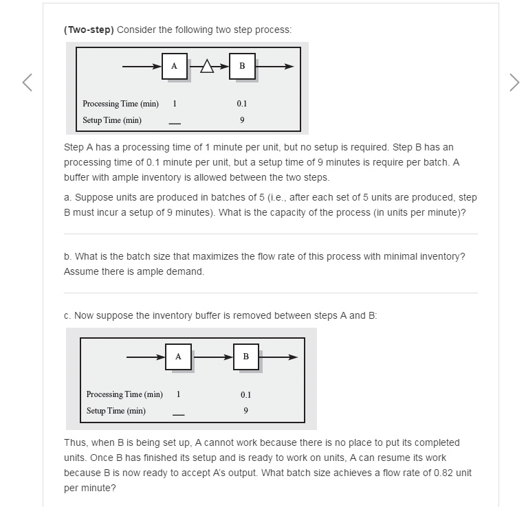 Solved Consider The Following Two Step Process: Step A Has | Chegg.com