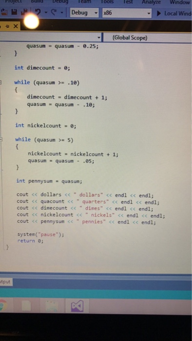 Solved rosoft Visual Studio Build Debug Team Tools Test | Chegg.com
