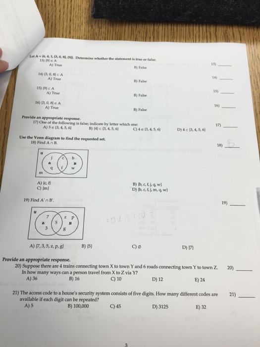 Advanced Math Archive | June 21, 2016 | Chegg.com