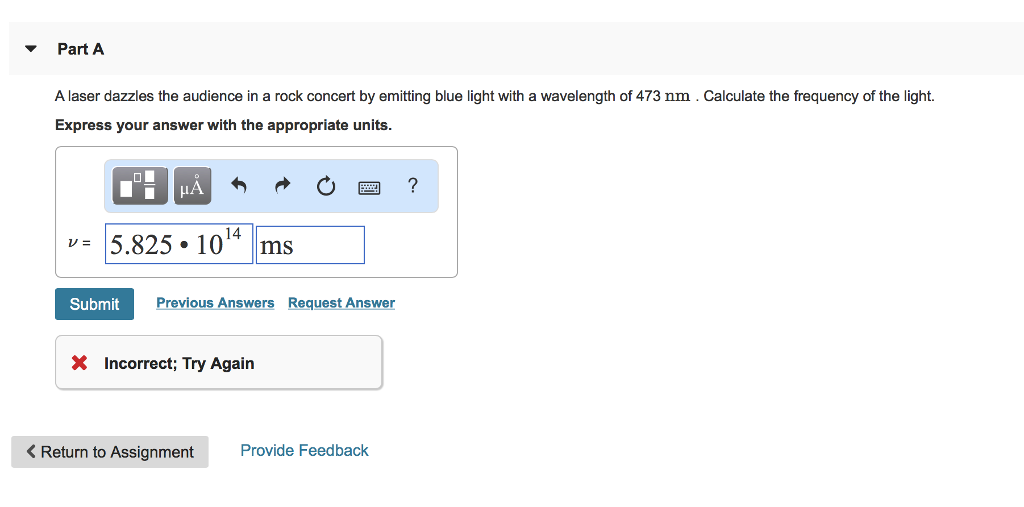 Solved Part A A laser dazzles the audience in a rock concert