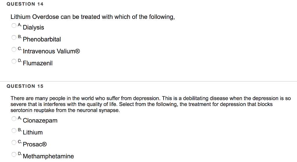 Solved QUESTION 6 There Are Benzodiazepines That Act Through | Chegg.com