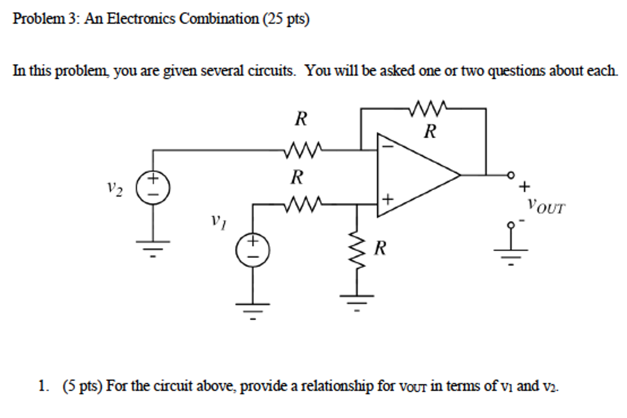 Solved An Electronics Combination In this problem you are
