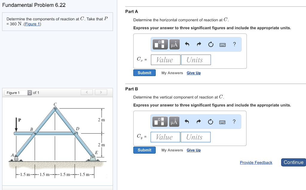 Solved Fundamental Problem 6.22 Part A Determine the | Chegg.com