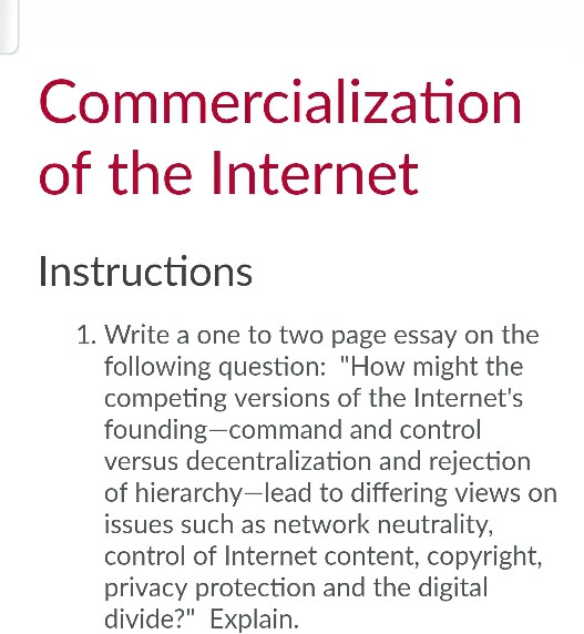 essay on commercialization of media