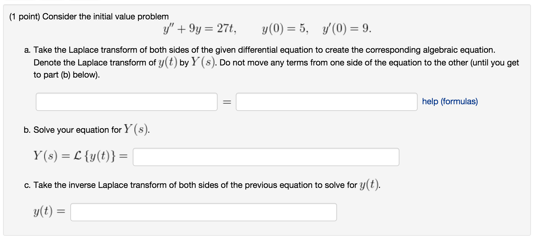 Solved Consider the initial value problem y