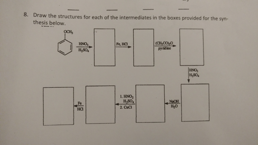Solved Draw the structures for each of the intermediates in | Chegg.com