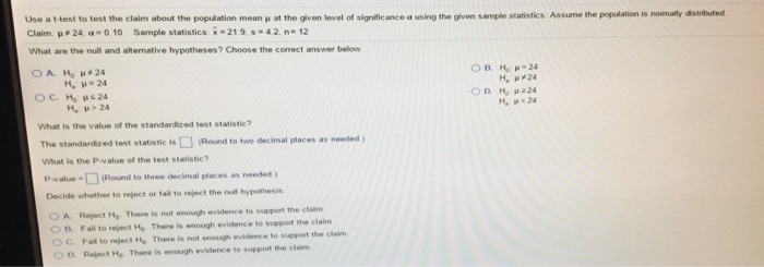 solved-use-a-t-test-to-test-the-claim-about-the-population-chegg