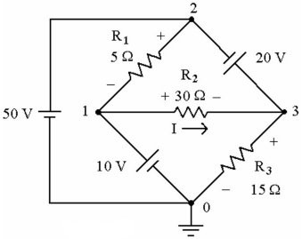 Solved Determine the current I. Determine the voltage drop | Chegg.com