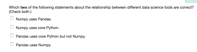 Solved Which two of the following statements about the | Chegg.com