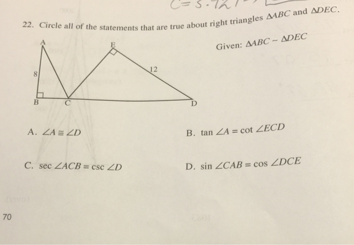 Solved 22. Circle all of the statements that are true about | Chegg.com