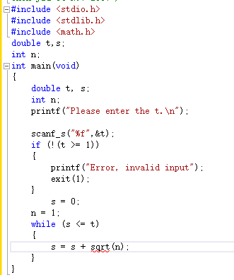 Solved I want calculate the square root of n but it awlays | Chegg.com