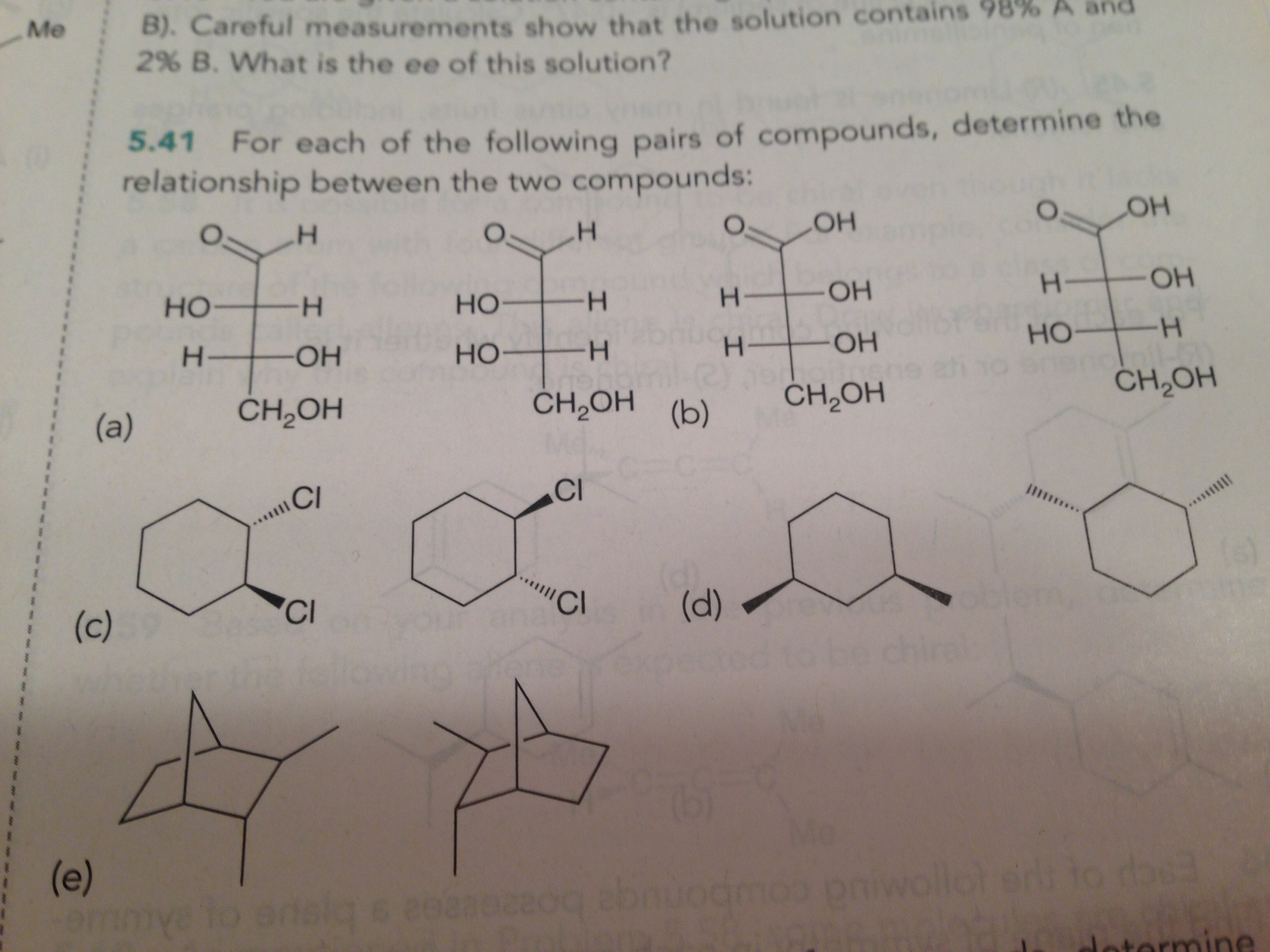 Solved For Each Of The Following Pairs Of Compounds 7620