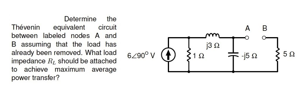 Solved Determine the Thevenin equivalent circuit between | Chegg.com