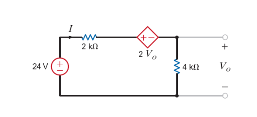 Solved Determine V0 in this circuit | Chegg.com