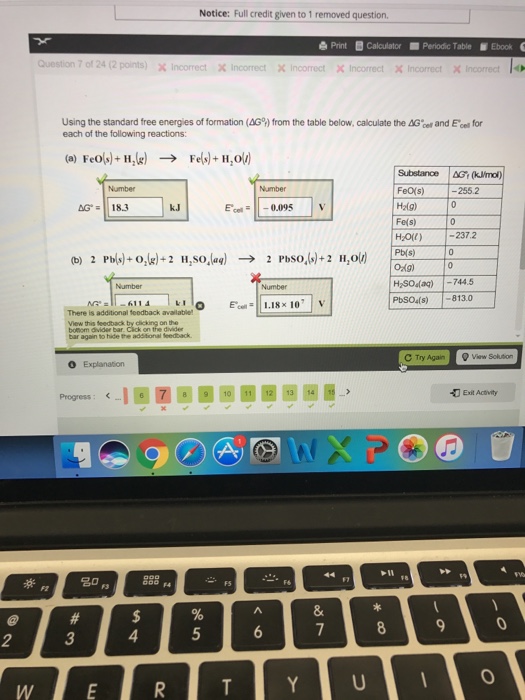 Solved Using The Standard Free Energies Of Formation From Chegg Com