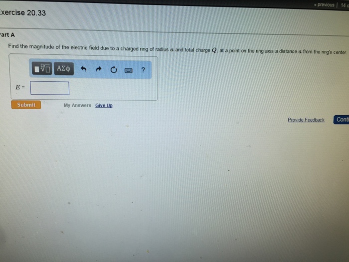 Solved Find the magnitude of the electric field due to a | Chegg.com