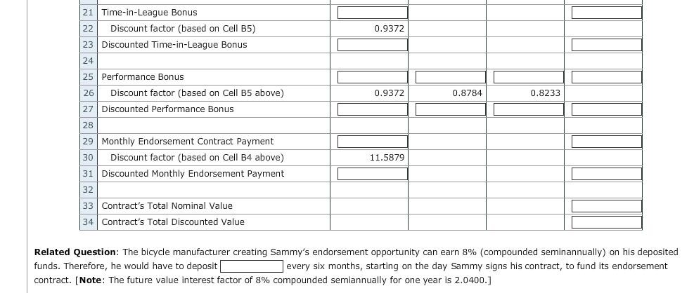 Solved 1 Assumptions and Calulated Values 2 Bank Rate | Chegg.com