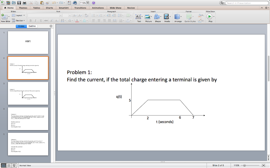The Total Charge Entering A Terminal Is Given By