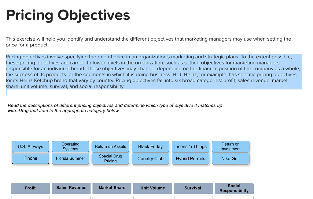 Planned marketing management responsibility duties