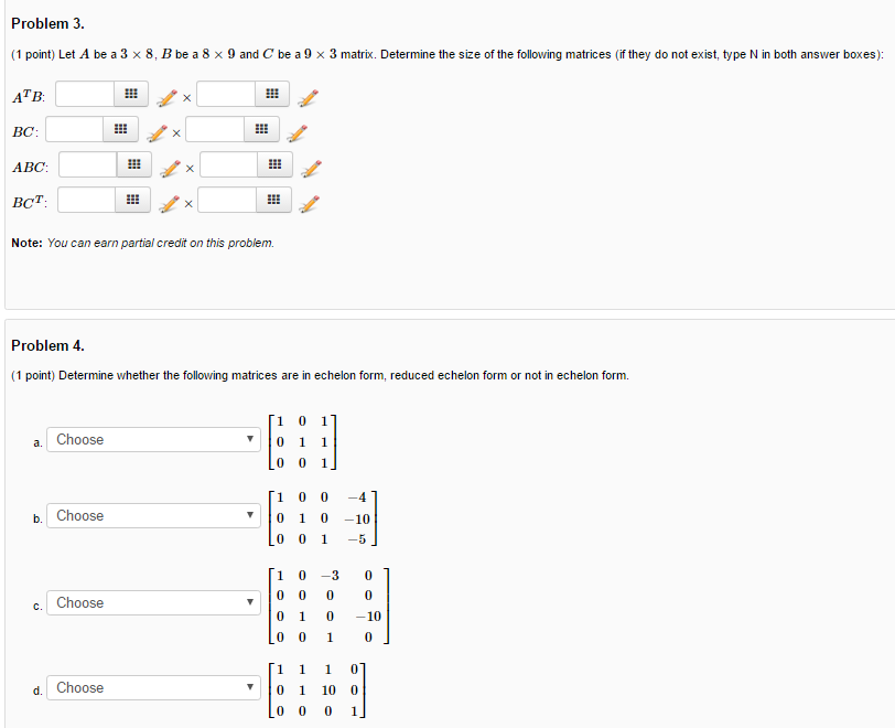 Solved Let A be a 3 times 8, B be a 8 times 9 and C be a 9 | Chegg.com